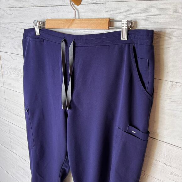 Figs Scrub Pants Mens Size XXL Navy Technical Collection Medical Nursing Pockets - Picture 12 of 16